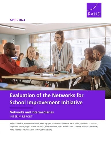 Evaluation of the Networks for School Improvement Initiative--Networks and Intermediaries Interim Report