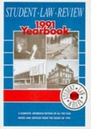 Student Law Review, 1991 Yearbook