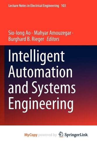 Intelligent Automation and Systems Engineering