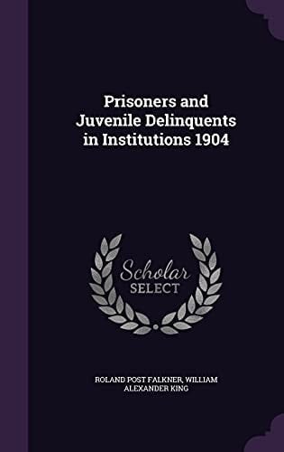 Prisoners and Juvenile Delinquents in Institutions 1904