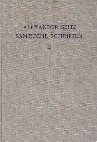 Sämtliche Schriften