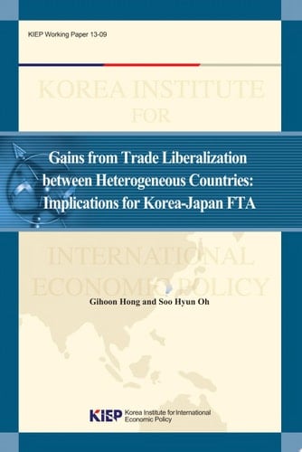 Gains from Trade Liberalization between Heterogeneous Countrie Implications for Korea-Japan FTA