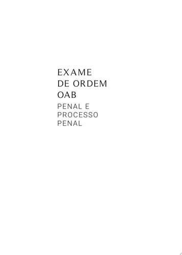 Exame De Ordem - O Livro Jogo