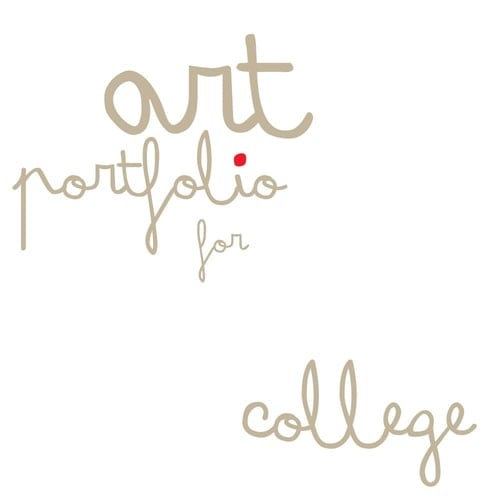 Art Portfolio for College