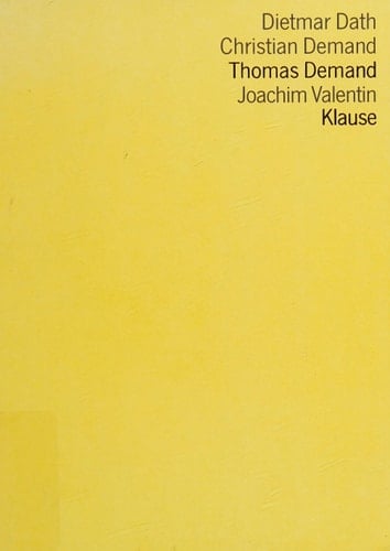 Thomas Demand: Klause