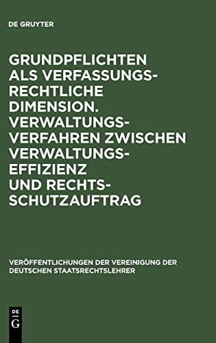 Grundpflichten als verfassungsrechtliche Dimension