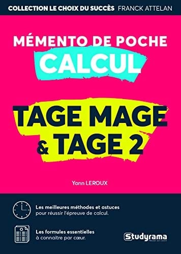 Mémento de poche calcul Tage Mage & Tage 2