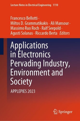 Applications in Electronics Pervading Industry, Environment and Society APPLEPIES 2023