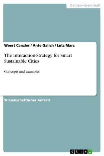 The Interaction-Strategy for Smart Sustainable Cities Concepts and examples