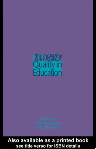 Improving Quality in Education