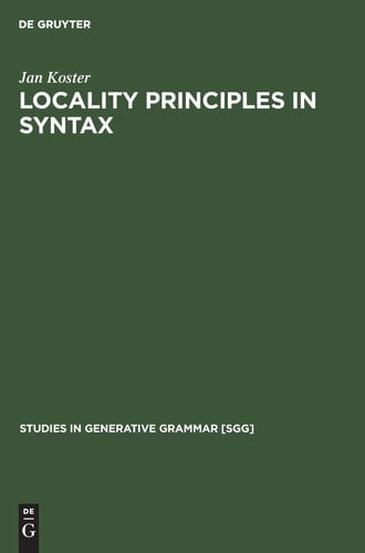 Locality Principles in Syntax