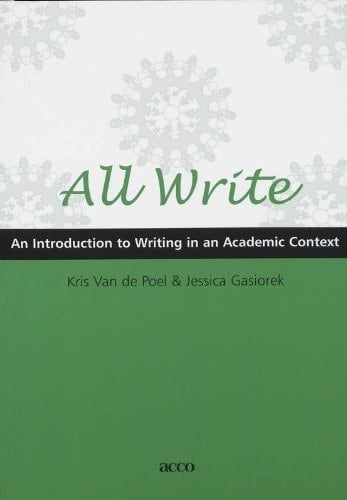 All Write An Introduction to Writing in an Academic Context