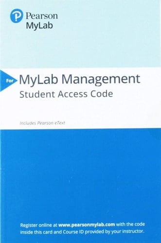 International Business - Mylab Management With Pearson Etext Standalone Access Card
