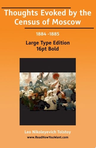 Thoughts Evoked by the Census of Moscow