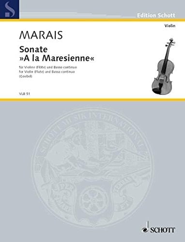 Sonata: "A la Maresienne". violin (flute) and basso continuo.