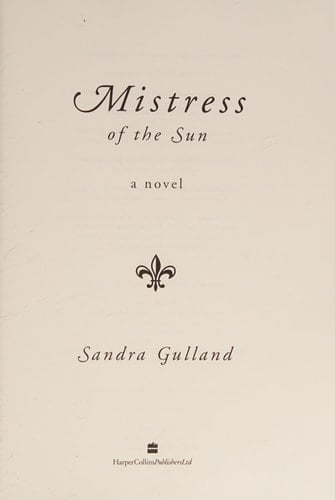 Mistress Of The Sun