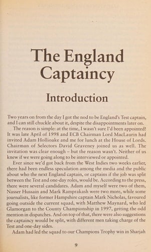 Alec Stewart's England Diary