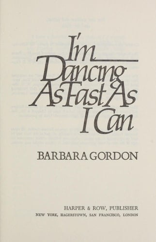 I'm Dancing as Fast as I Can