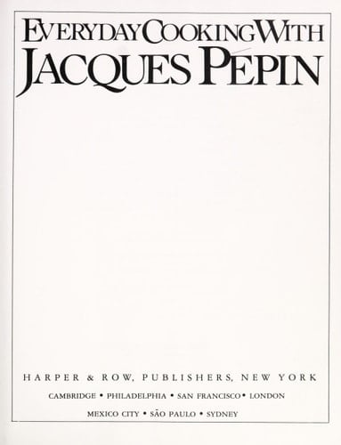 Everyday Cooking with Jacques Pépin