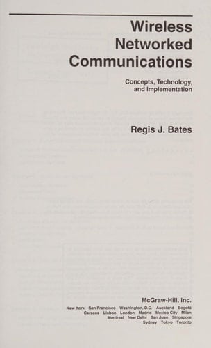 Wireless Networked Communications: Concepts, Technology and Implementation