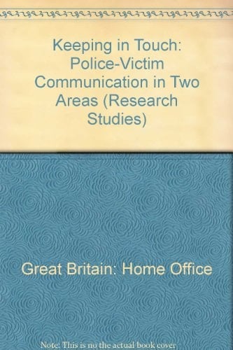 Trends in Crime and Their Interpretation A Study of Recorded Crime in Post War England and Wales