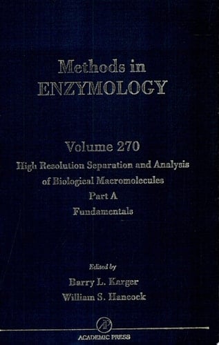 High Resolution Separation and Analysis of Biological Macromolecules Fundamentals
