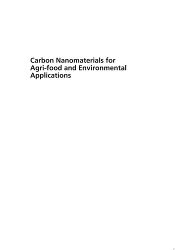 Carbon Nanomaterials for Agri-food and Environmental Applications