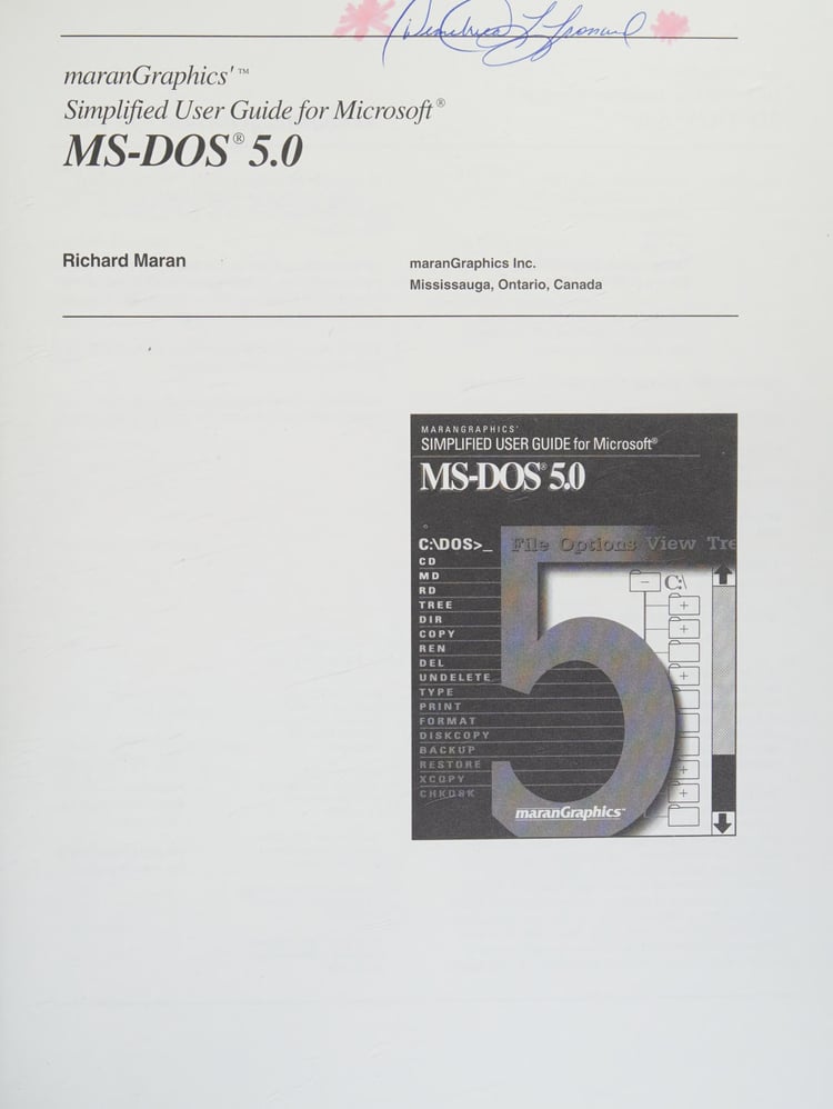 MS-DOS 5.0: Simplified Users Guide