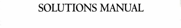 Students Solutions Manual