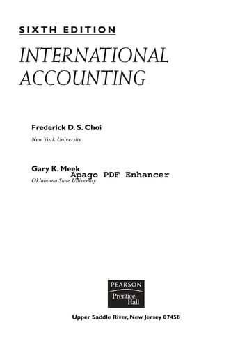 International Accounting