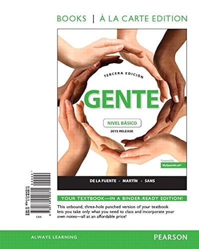 Gente Nivel Básico, 2015 Release, Books a la Carte