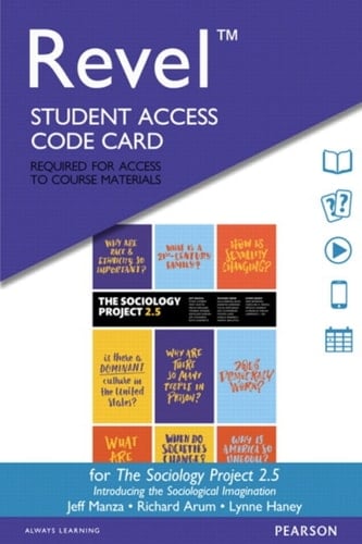 The Sociology Project 2.5 Revel Access Code Introducing the Sociological Imagination