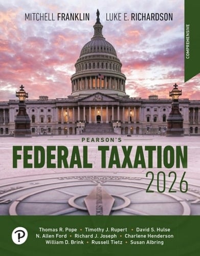 Pearson's Federal Taxation 2026 Comprehensive