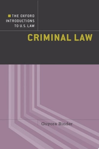 Criminal Law (Oxford Introductions to U.S. Law)