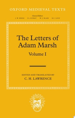 The Letters of Adam Marsh