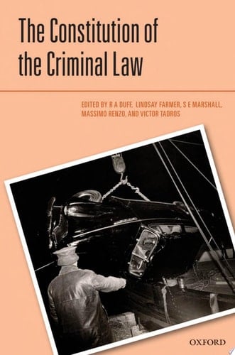 Constitution of the Criminal Law