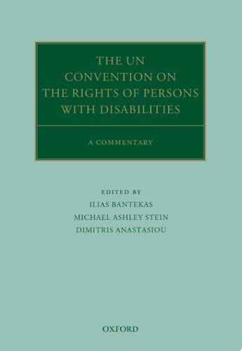 The Un Convention On The Rights Of Persons With Disabilities: A Commentary