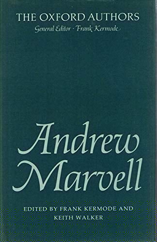 Andrew Marvell (The Oxford Authors)