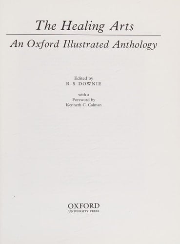 The Healing Arts: An Oxford Illustrated Anthology