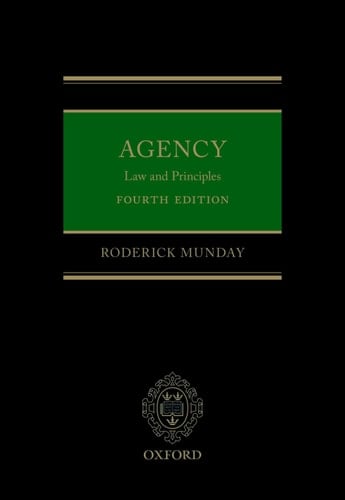 Agency: Law and Principles