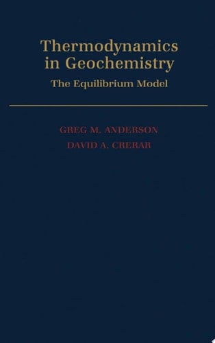 Thermodynamics in Geochemistry: The Equilibrium Model