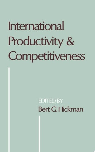 International Productivity and Competitiveness
