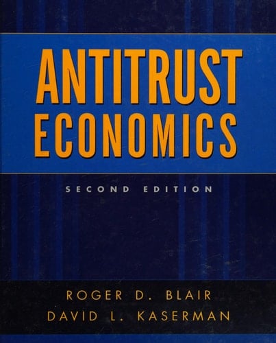 Antitrust Economics