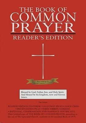 1979 Book of Common Prayer, Reader's Edition, Burgundy Genuine Leather