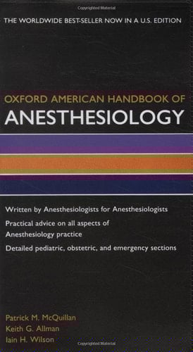 Oxford American Handbook of Anesthesiology book and PDA bundle (Oxford American Handbooks of Medicine)