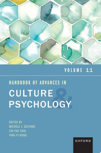 Handbook of Advances in Culture and Psychology Volume 11