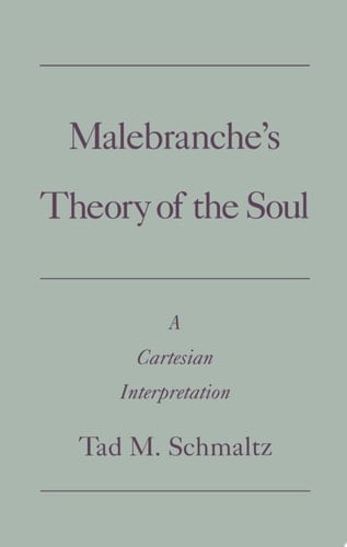 Malebranche's Theory of the Soul