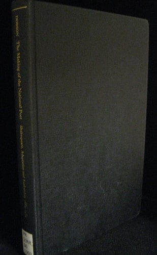 The Making of the National Poet: Shakespeare, Adaptation and Authorship, 1660-1769