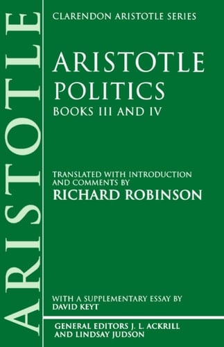 Politics Books III and IV