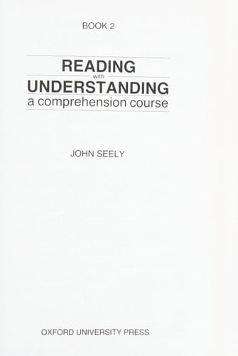 Reading with Understanding: Pupil's Book 2